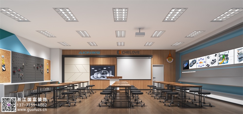 大學(xué)實訓(xùn)室裝修怎么設(shè)計？